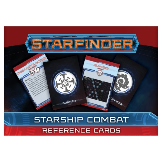 Starfinder RPG: Starship Combat Reference Cards i gruppen SELSKABSSPIL / Rollespil / Starfinder hos Spelexperten (PZO7418)