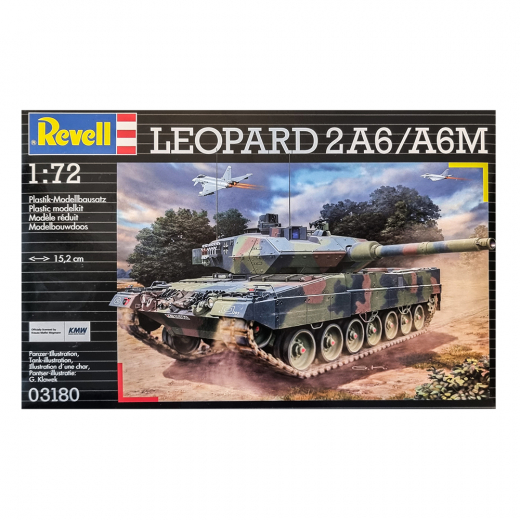 Revell - Leopard 2A6/a6M 1:72 i gruppen PUSLESPIL / Modelbygning / Revell / Kampkøretøjer hos Spelexperten (R-3180)