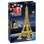 Eiffel Tower Night Edition 3D - 216 Brikker