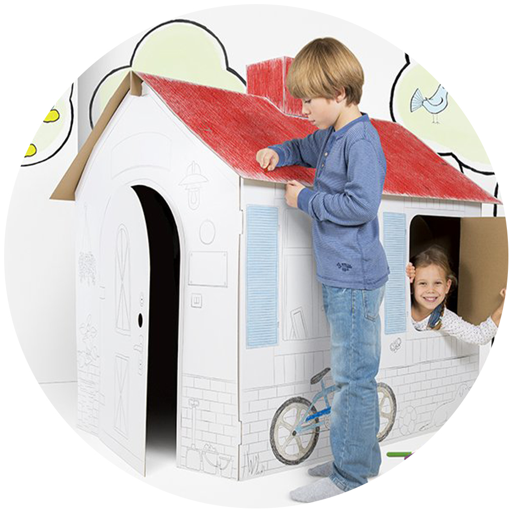 Cardboard buildings