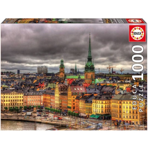 Educa: Views of Stockholm, Sweden 1000 Brikker i gruppen  hos Spelexperten (017664)