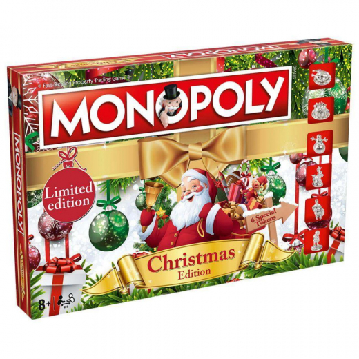Monopoly - Christmas Edition i gruppen SELSKABSSPIL / Familiespil hos Spelexperten (024358WM)