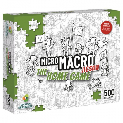 MicroMacro Jigsaw: The Home Game 500 Brikker i gruppen SELSKABSSPIL / Escape Room hos Spelexperten (1-04-0312)