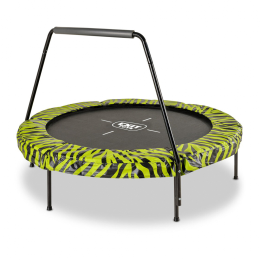 EXIT Tiggy Trampoline with pole ø140cm Black/Green i gruppen Nyheder hos Spelexperten (10.00.75.40)