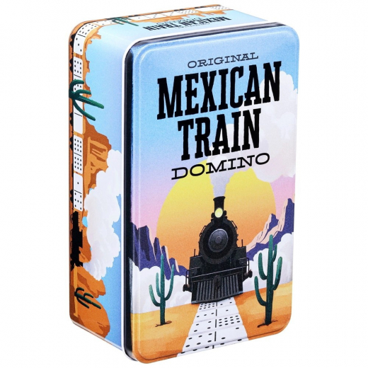 Mexican Train - Tinbox (DK) i gruppen SELSKABSSPIL / Familiespil hos Spelexperten (10007)