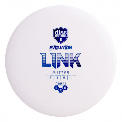 Discmania Evolution Link EXO Soft White i gruppen UDENDØRSSPIL / Disc Golf & frisbee / Putt & approach hos Spelexperten (100122)
