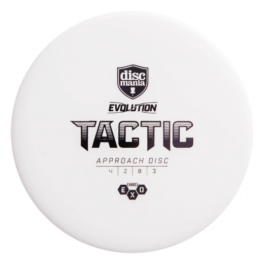 Discmania Evolution Tactic EXO Hard White i gruppen UDENDØRSSPIL / Disc Golf & frisbee / Putt & approach hos Spelexperten (100141)