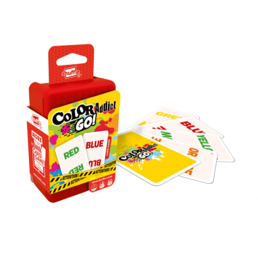 Shuffle GO - Color Addict (Eng) i gruppen SELSKABSSPIL / Kortspil hos Spelexperten (100239004)