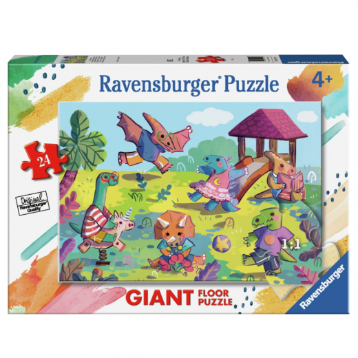 Ravensburger Gulvpuslespil - Dinosaurs 24 brikker i gruppen PUSLESPIL / Puslespil til børn hos Spelexperten (10103147)