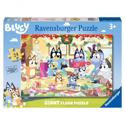 Ravensburger: Bluey jul 24 Brikker i gruppen PUSLESPIL / Puslespil til børn hos Spelexperten (10103171)