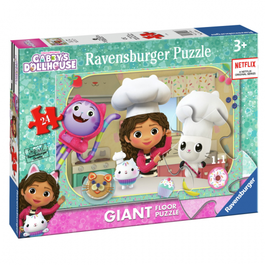 Ravensburger Gulvpuslespil - Gabby's Kitchen 24 brikker i gruppen PUSLESPIL / Puslespil til børn hos Spelexperten (10103178)