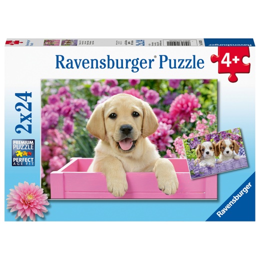 Ravensburger Me and My Pal 2x24 Brikker i gruppen PUSLESPIL / Puslespil til børn hos Spelexperten (10105029)