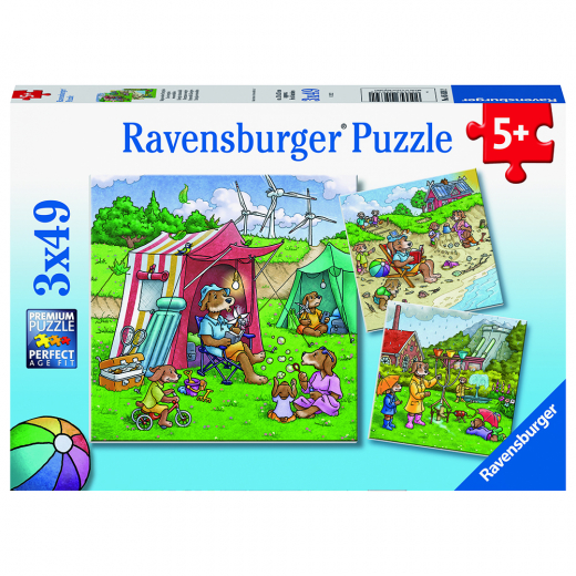 Ravensburger: Renewable energies - 3x49 Brikker i gruppen PUSLESPIL / Puslespil til børn hos Spelexperten (10105639)