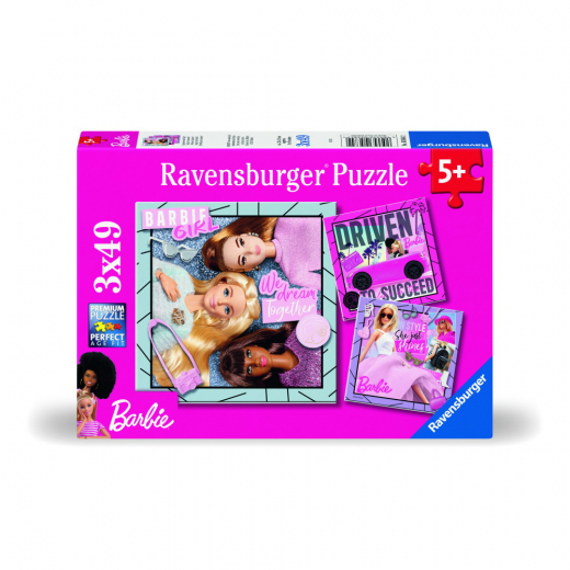 Ravensburger Barbie 3x49 Brikker i gruppen PUSLESPIL / Puslespil til børn hos Spelexperten (10105684)