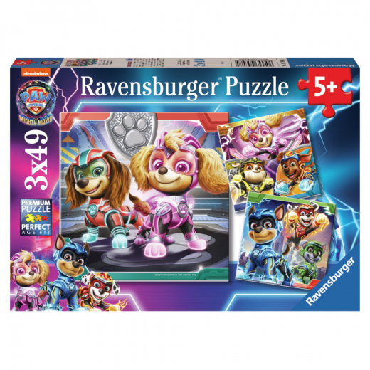 Ravensburger Paw Patrol - The Mighty Movie 3x49 Brikker i gruppen PUSLESPIL / Puslespil til børn hos Spelexperten (10105708)