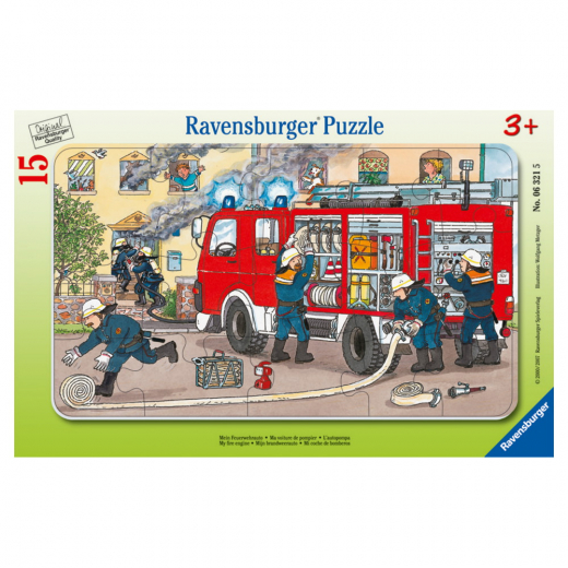 Ravensburger: Min brandbil 15 Bitar i gruppen PUSLESPIL / Puslespil til børn hos Spelexperten (10106321)