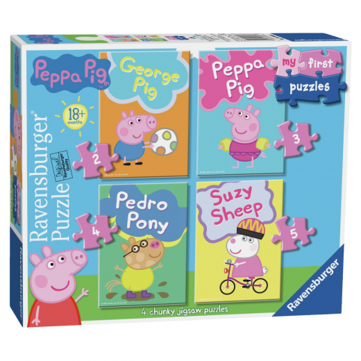 Ravensburger: Peppa Pig 2-5 Brikker i gruppen PUSLESPIL / Puslespil til børn hos Spelexperten (10106960)