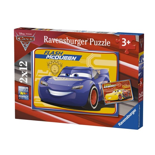 Ravensburger: Cars McQueen and Racer Cruz 2x12 brikker i gruppen  hos Spelexperten (10107614)