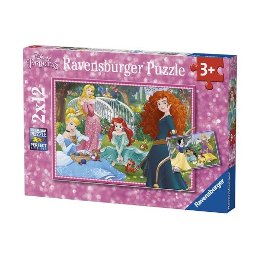 Ravensburger In the world of Disney Princesses 2x12 Brikker i gruppen PUSLESPIL / Disney hos Spelexperten (10107620)