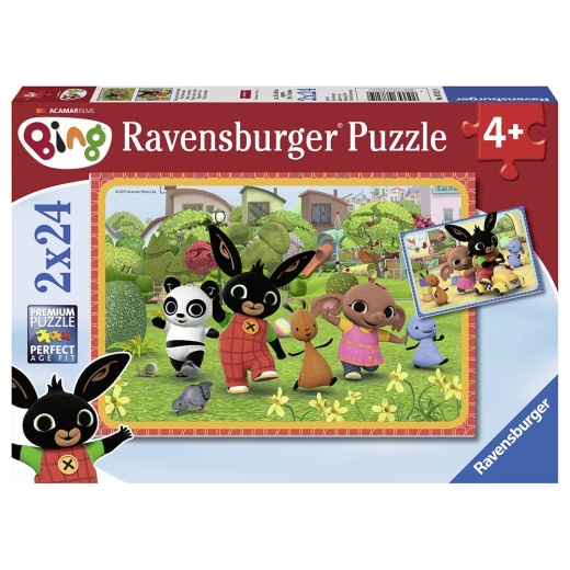 Ravensburger: Bing Bunny 2x24 brikker i gruppen  hos Spelexperten (10107821)