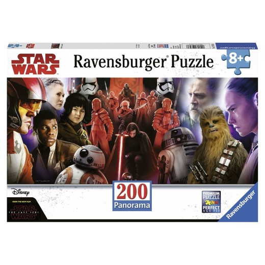 Ravensburger: Panorama Star Wars Episode VIII - 200 brikker i gruppen  hos Spelexperten (10112743)