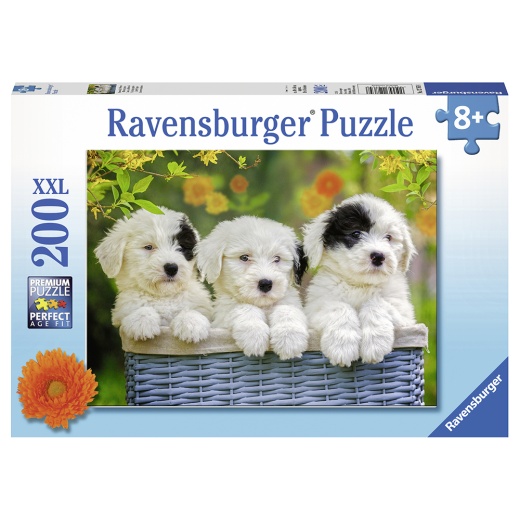 Ravensburger Cuddly Puppies 200 brikker i gruppen  hos Spelexperten (10112765)