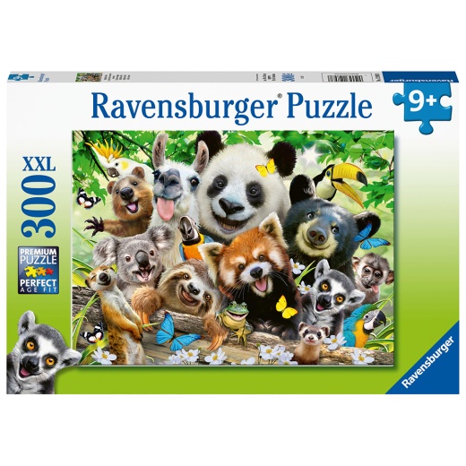 Ravensburger Wildlife-Selfie XXL 300 Brikker i gruppen PUSLESPIL / < 625 brikker hos Spelexperten (10112893)