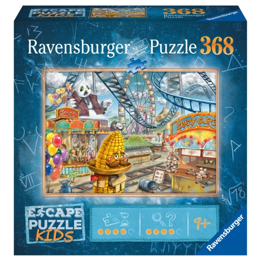 Ravensburger Escape Kids - I forlystelseparken 368 Brikker i gruppen SELSKABSSPIL / Hjernevridere hos Spelexperten (10112991)