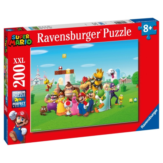 Ravensburger Super Mario Adventure XXL 200 brikker i gruppen PUSLESPIL / < 750 brikker hos Spelexperten (10112993)