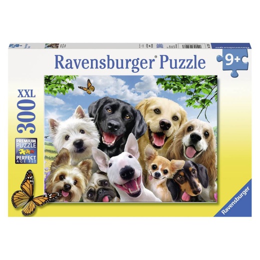 Ravensburger Delighted Dogs 300 brikker i gruppen  hos Spelexperten (10113228)