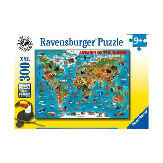 Ravensburger World of Animals 300 Brikker i gruppen PUSLESPIL / < 625 brikker hos Spelexperten (10113257)