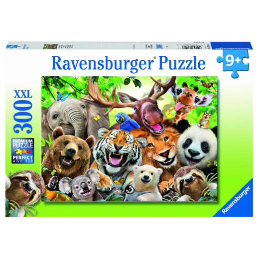 Ravensburger: Exotic Animals Selfie XXL - 300 Brikker i gruppen PUSLESPIL / < 750 brikker hos Spelexperten (10113354)