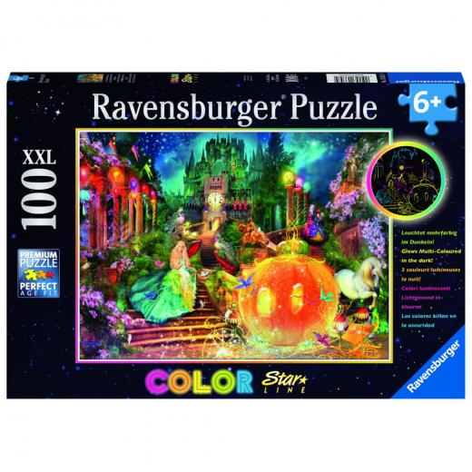 Ravensburger: Cinderella Starline XXL 100 Brikker i gruppen PUSLESPIL / < 750 brikker hos Spelexperten (10113357)