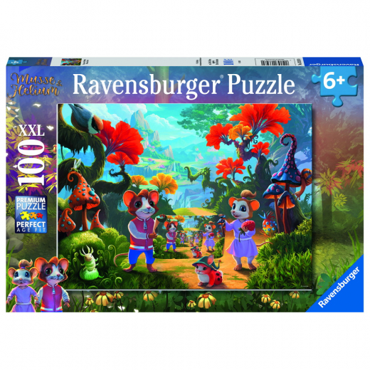 Ravensburger: Musse & Helium 100 Brikker XXL i gruppen PUSLESPIL / Puslespil til børn hos Spelexperten (10113397)