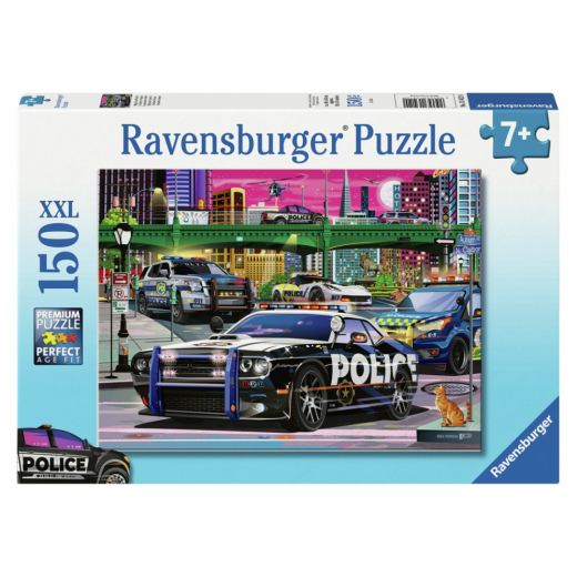 Ravensburger Police On Patrol XXL 150 Brikker i gruppen PUSLESPIL / < 750 brikker hos Spelexperten (10113412)