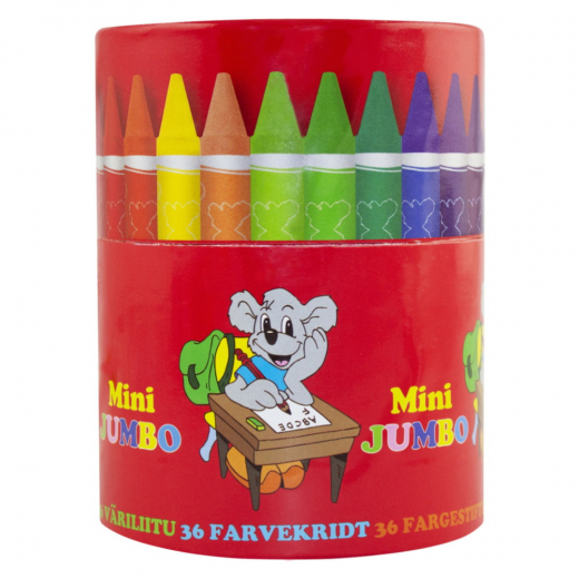 Sense - Farveblyanter Mini Jumbo Jar 36-Pak i gruppen LEGETØJ / Skab & mal hos Spelexperten (10136)