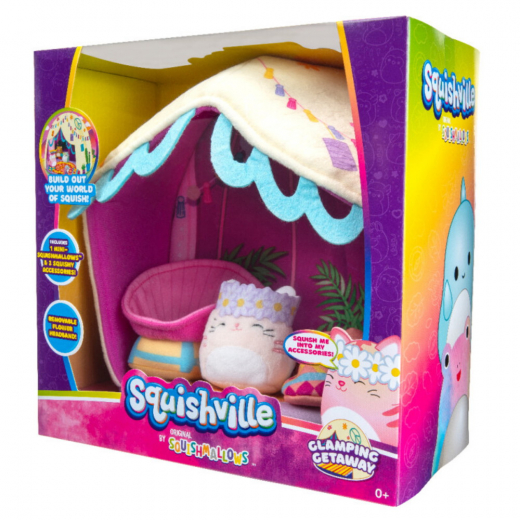 Squishville - Spil Scene Glamping Getaway i gruppen LEGETØJ / Tøjdyr / Squishmallows hos Spelexperten (10210)