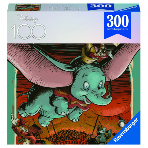 Ravensburger: Disney 100 Years Dumbo 300 Brikker i gruppen PUSLESPIL / < 750 brikker hos Spelexperten (10213370)