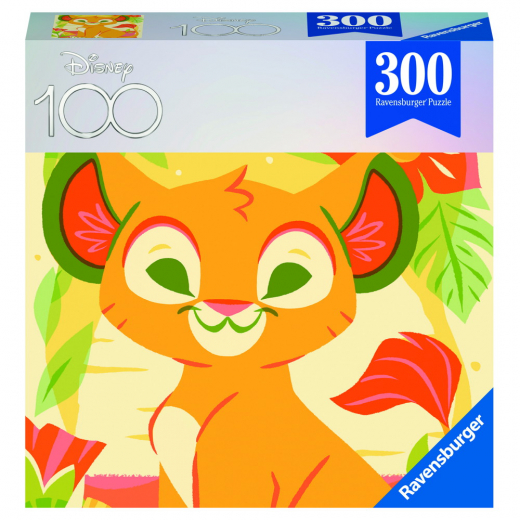 Ravensburger: Disney 100 Years Simba 300 Brikker i gruppen PUSLESPIL / < 750 brikker hos Spelexperten (10213373)