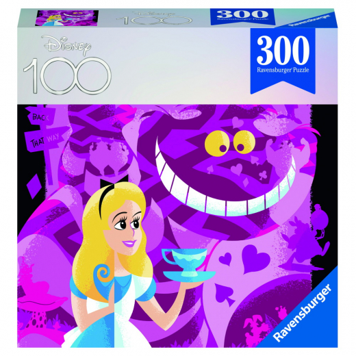 Ravensburger: Disney 100 Years Alice 300 Brikker i gruppen PUSLESPIL / < 750 brikker hos Spelexperten (10213374)