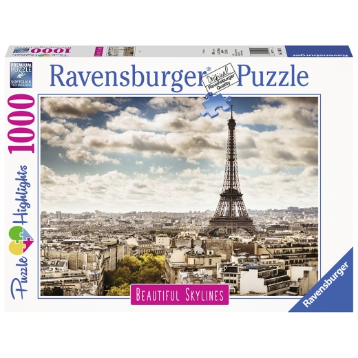 Ravensburger Paris 1000 Brikker i gruppen PUSLESPIL / 1000 brikker hos Spelexperten (10214087)