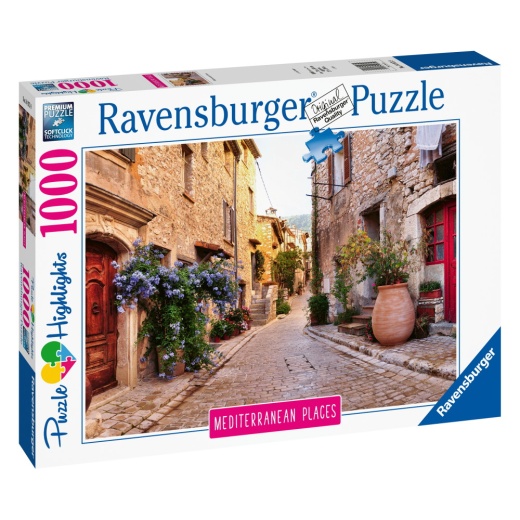 Ravensburger: Mediterranean France 1000 brikker i gruppen PUSLESPIL / 1000 brikker hos Spelexperten (10214975)