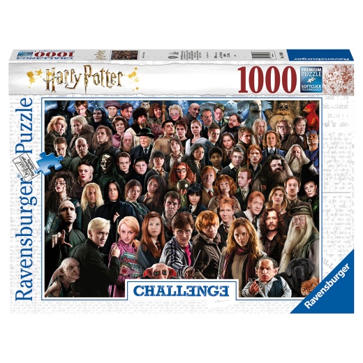Ravensburger Challange P.-Harry Potter 1000 Brikker i gruppen PUSLESPIL / 1000 brikker hos Spelexperten (10214988)