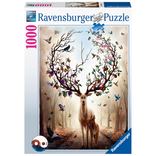 Ravensburger Fantasy Deer 1000 Brikker i gruppen PUSLESPIL / 1000 brikker hos Spelexperten (10215018)