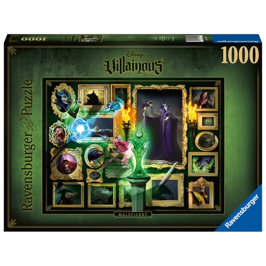 Ravensburger: Villainous - Malificent 1000 Brikker i gruppen PUSLESPIL / 1000 brikker hos Spelexperten (10215025)