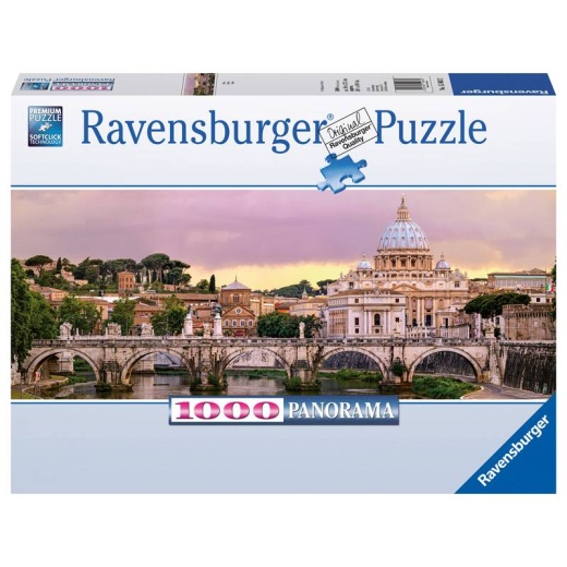 Ravensburger: Panorama Rome 1000 brikker i gruppen PUSLESPIL / 1000 brikker hos Spelexperten (10215063)