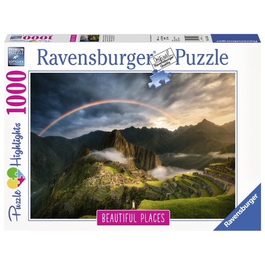Ravensburger Rainbow over Machu Picchu, Peru 1000 brikker i gruppen  hos Spelexperten (10215158)