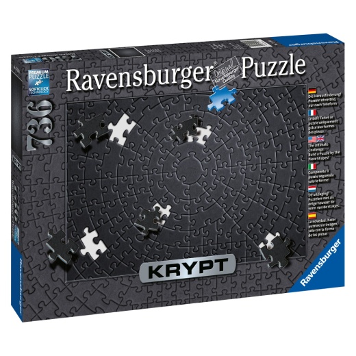 Ravensburger Krypt Black 736 Brikker i gruppen  hos Spelexperten (10215260)