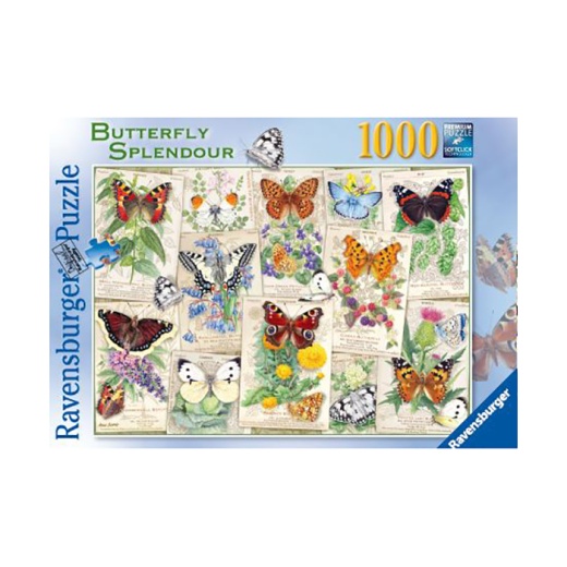 Ravensburger Butterfly Splendour 1000 brikker i gruppen  hos Spelexperten (10215261)