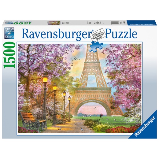 Ravensburger Paris Romance 1500 Brikker i gruppen PUSLESPIL / 1500 brikker hos Spelexperten (10216000)